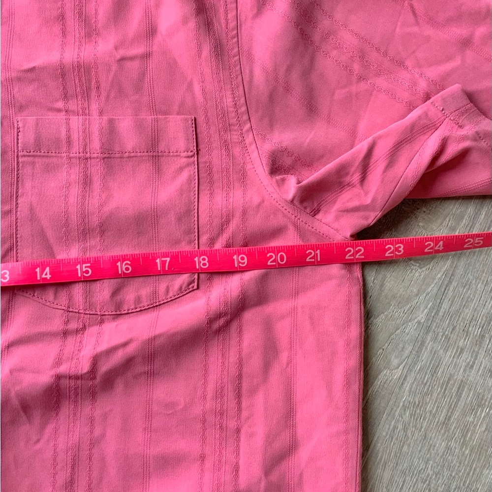 Tommy Bahama Coral Pink Short Sleeve Button-Down Shirt - Picture 13 of 15